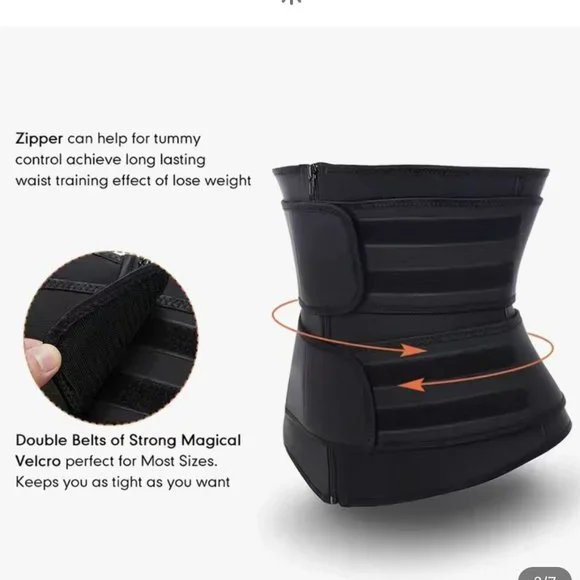 New Waist Trainer - Neoprene and Breathable - Size XX-Large - Picture 2 of 7